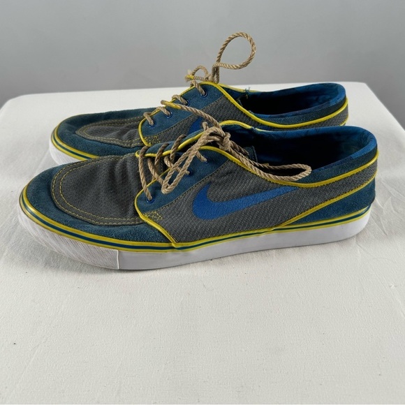 Nike x Stefan Janoski 2017 SB Zoom 'Doernbecher' Sneaker in Blue Grey Size 11 - Picture 3 of 8